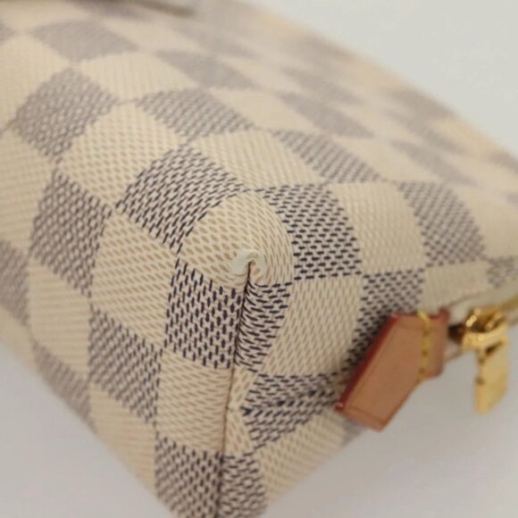 LOUIS VUITTON Damier Azur Pochette Cosmetic PM Pouch - Picture 15 of 16